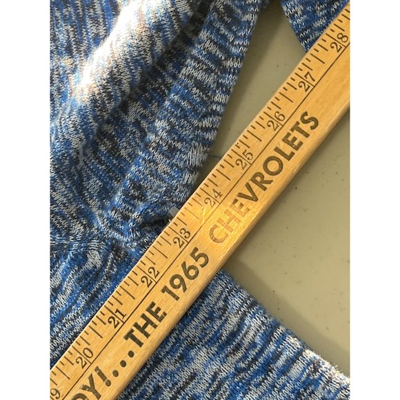 Karen Scott Crewneck Pullover Sweater Women XXL Blue Space Dyed Relaxed Winter - Picture 7 of 10